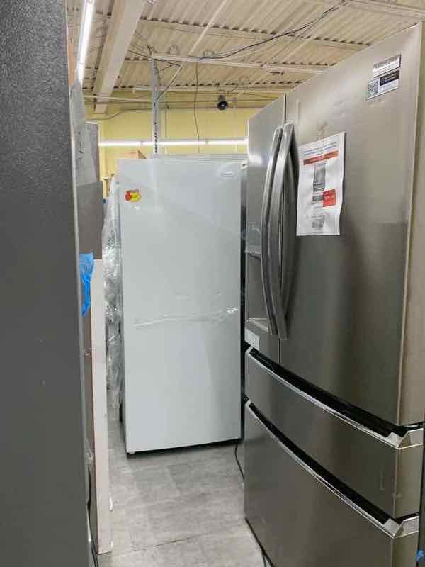 Refrigerator aisle in the warehouse
